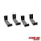 Extreme Max Extreme Max 3006.8438.2 Minimalist Wall-Mount Naked Surfboard Rack / Display Mount - Value 2-Pack 3006.8438.2 - alternate 1